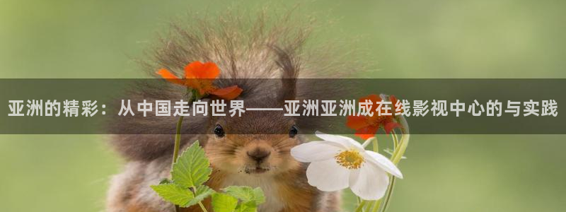 九七色伦视频：亚洲的精彩：从中国走向世界——亚洲亚洲成在线影视中心的与实践